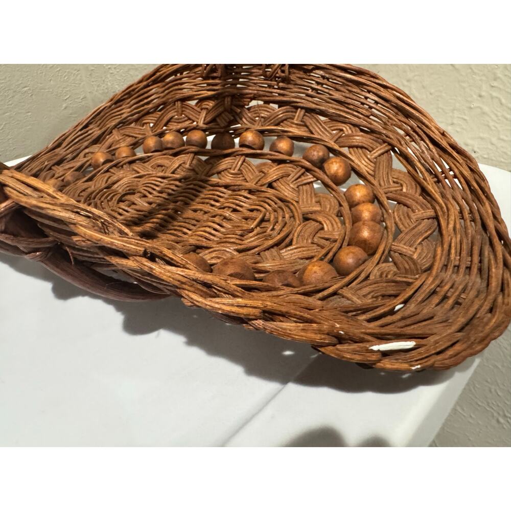 Vintage Woven Gathering Basket Phillipines - Picture 9 of 12